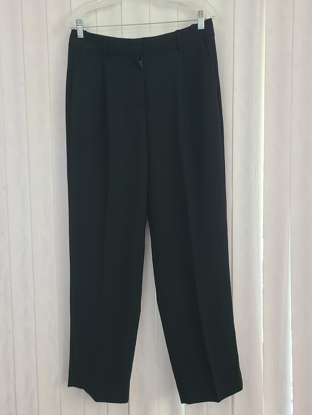 J.Crew Sz 8 Black Minimalist Neutral Office Career Work Essential Dress Pants